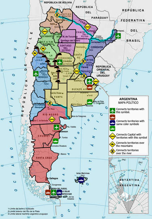 the map