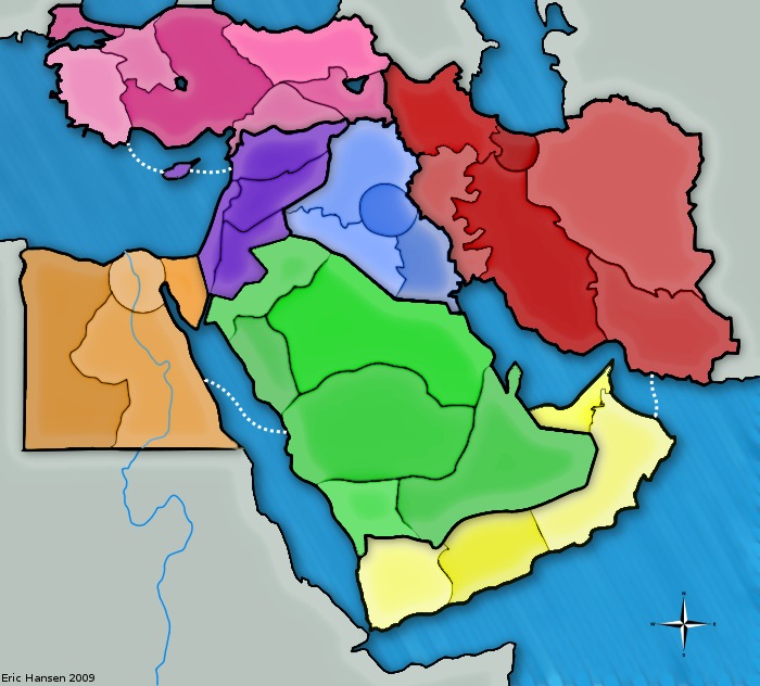 the map