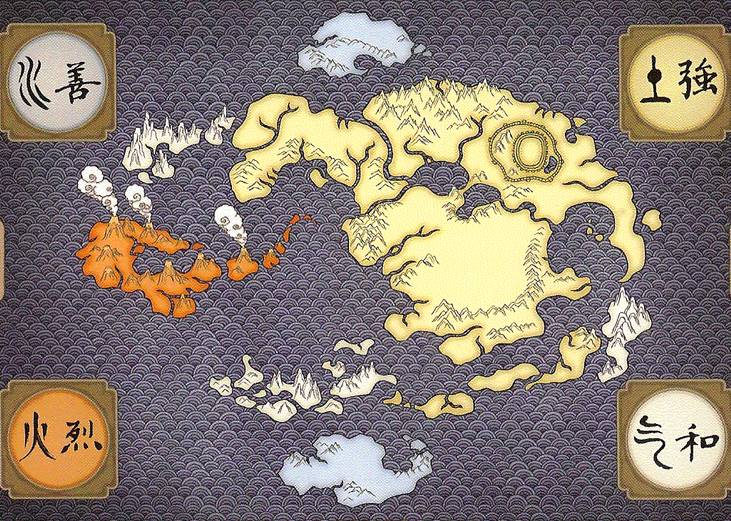 the map