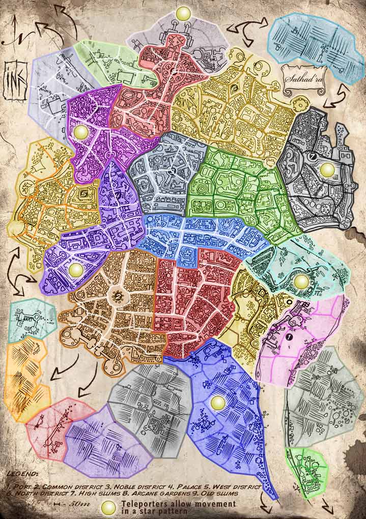 the map