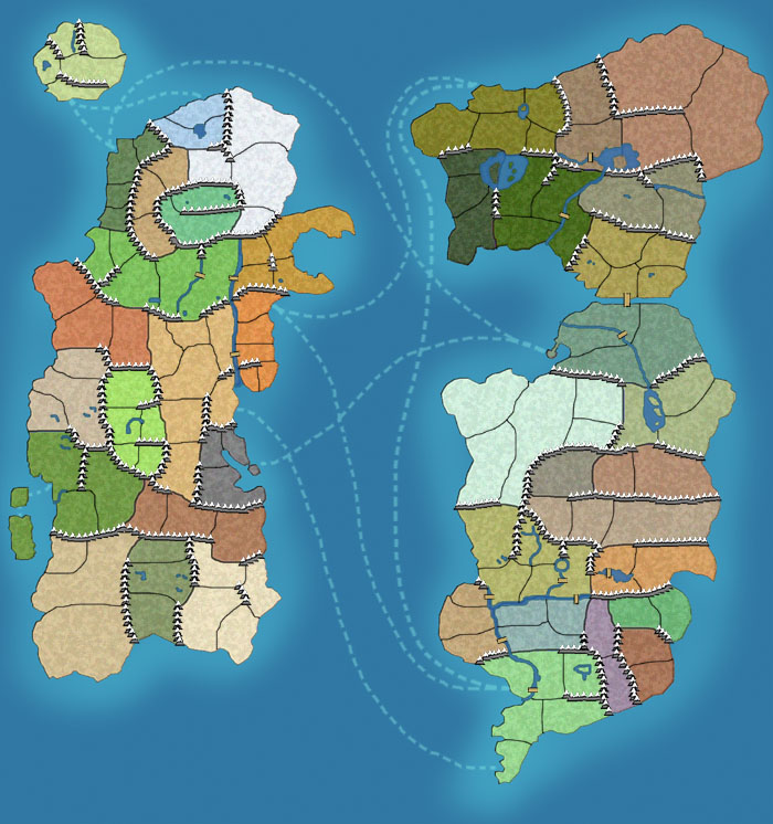 the map